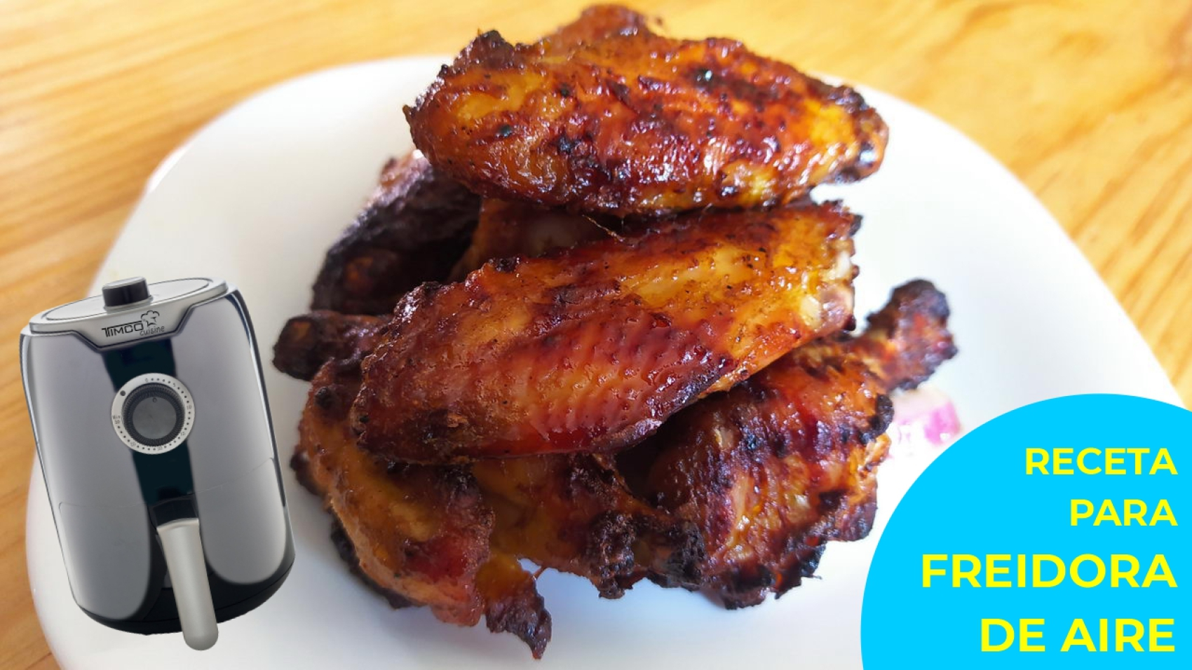 Alitas sabor mango habanero